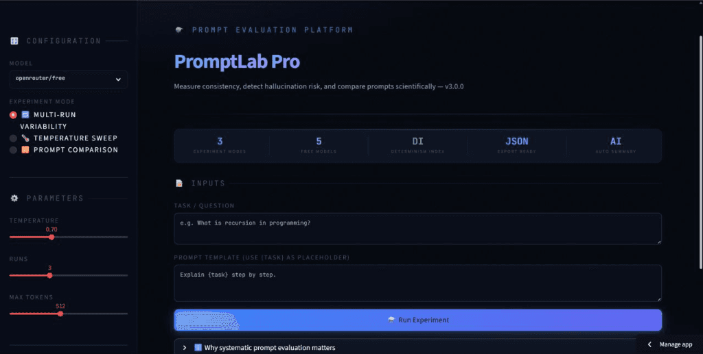 PromptLab Pro preview