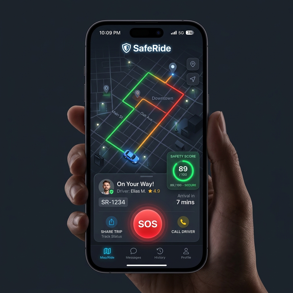 SafeRide UI
